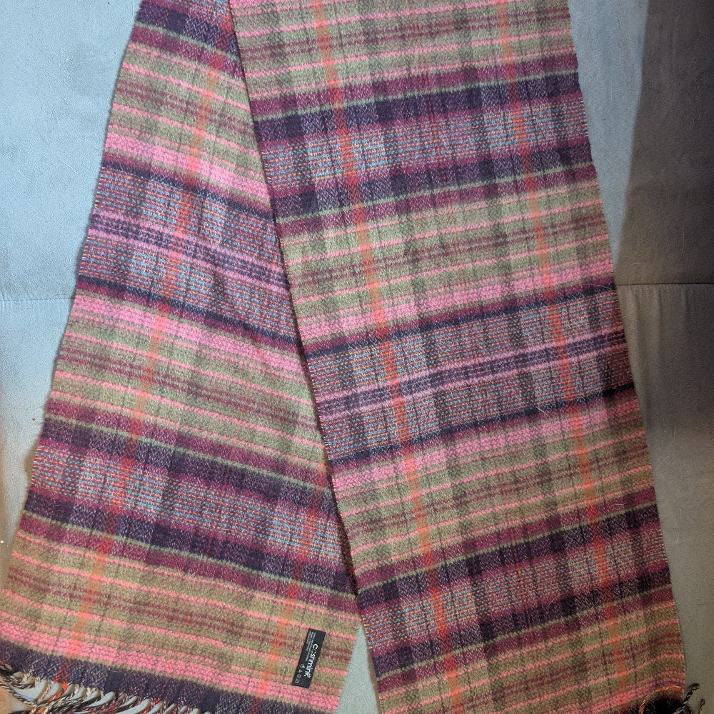 Stylish Multicolor Plaid Men's Scarf